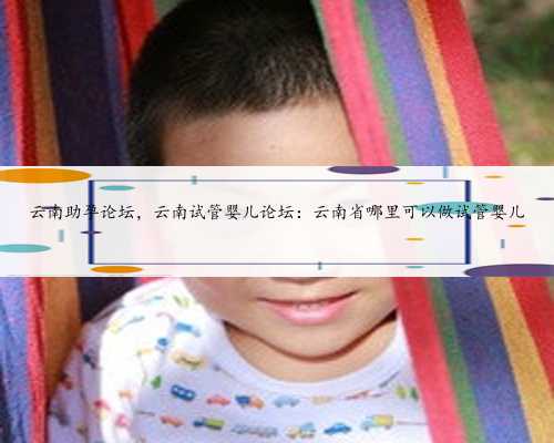云南助孕论坛，云南试管婴儿论坛：云南省哪里可以做试管婴儿